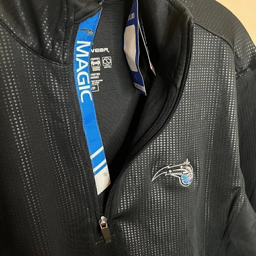 Orlando Magic Black NBA 1/4 Zip Jacket Size S